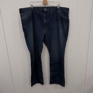 Carhartt Men's W50 x L32 Blue Rugged Flex Relaxed Straight Leg Denim Jeans